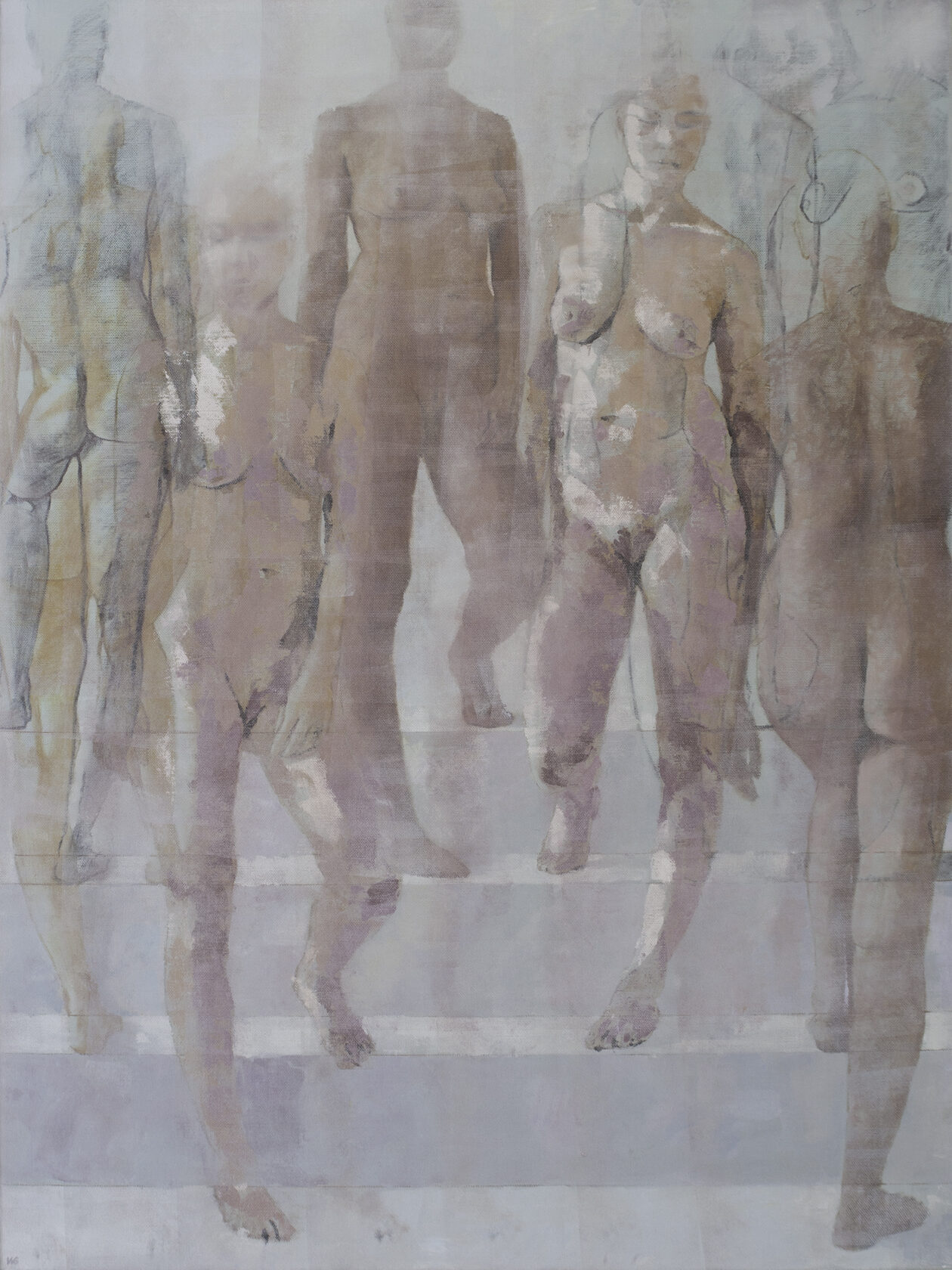 Walter Strobl „Zitat II“, 2021-23, oil on canvas, 120 x 90 cm
