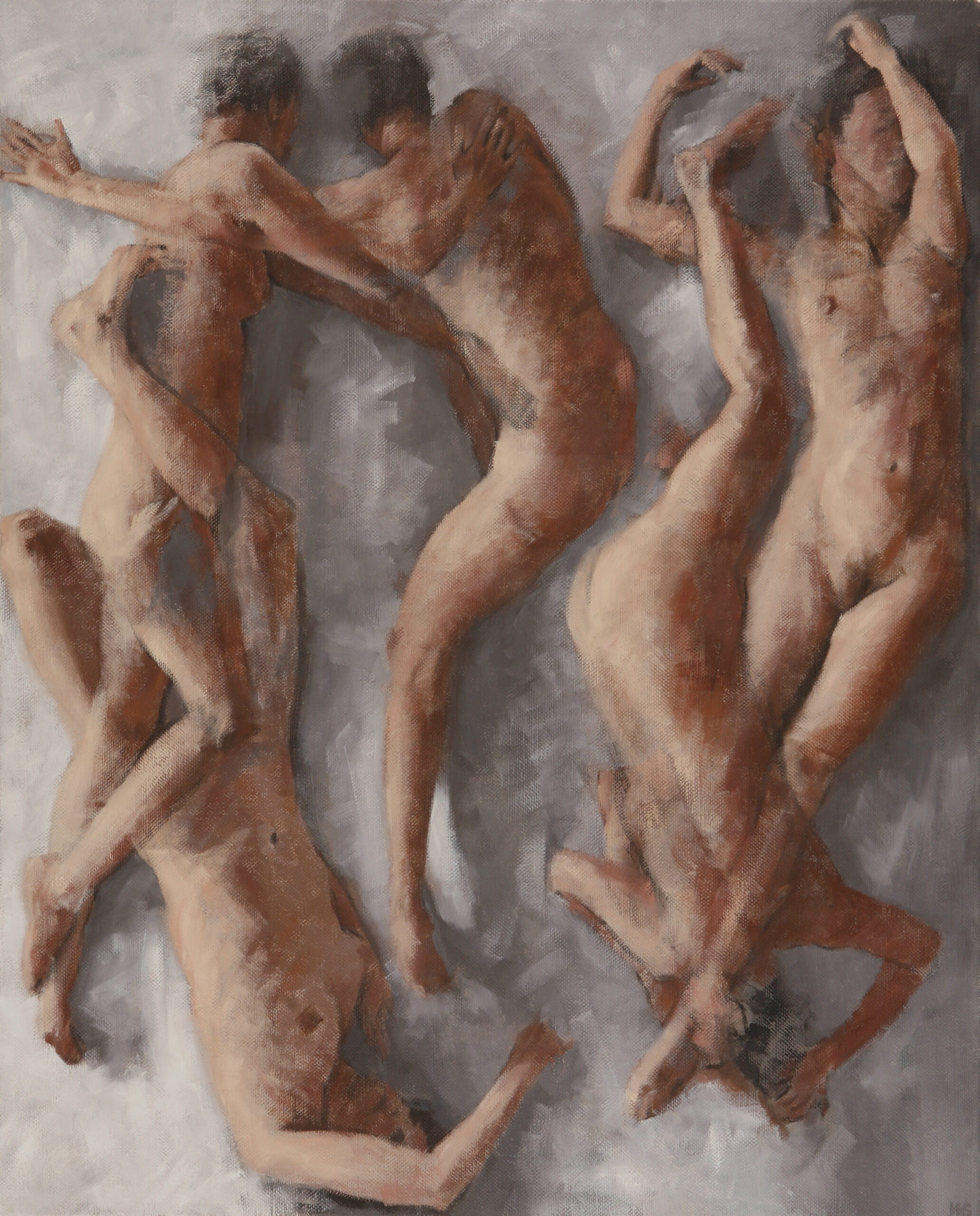 Bozzetti II/25, oil on canvas, 75 x 60 cm, 2024/25
