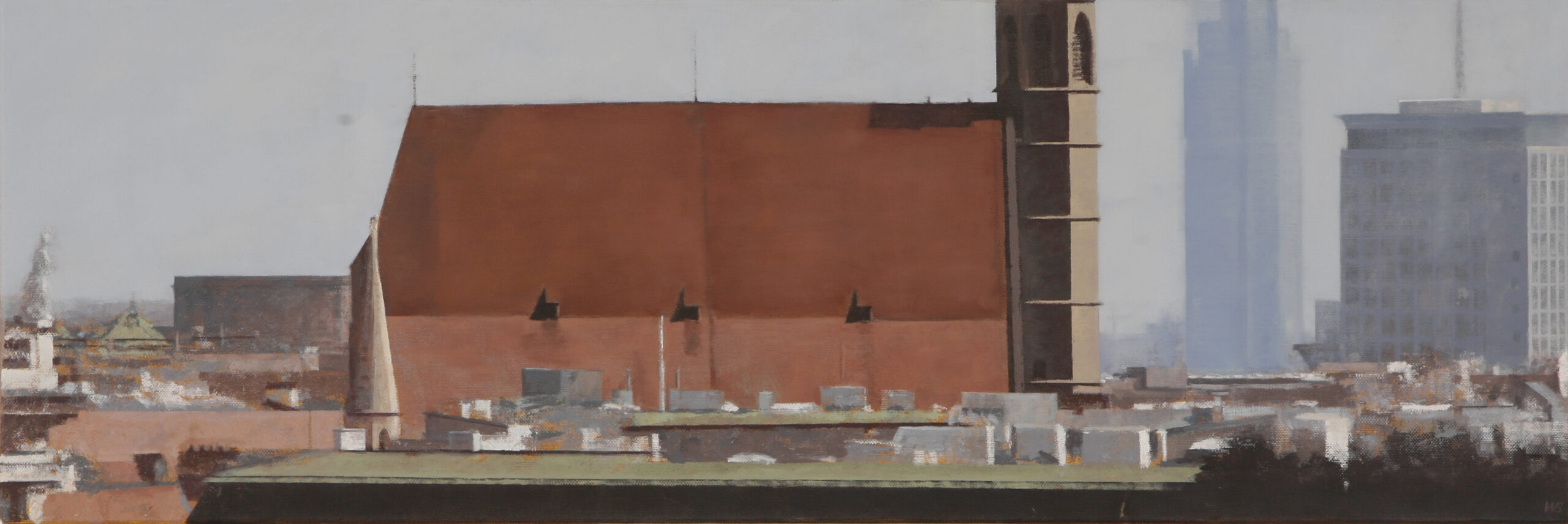 Türme, oil on canvas, 40 x 120 cm, 2025
